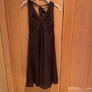 J. Crew dark brown cotton dress size 2